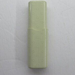 Tampax Tampon Holder Beige Floral Hard Plastic Holder Case for Purse Travel